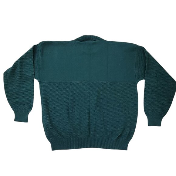 Vintage McDonald’s Crew Neck Sweater XXXL Green Cotton Logo USA Andrew Rohan NEW - Picture 3 of 12